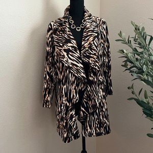 Calvin Klein Animal Print Lined blazer/cardigan (16).  (Accessories not included